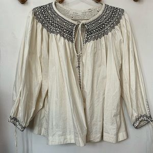 Smocked Doen Artiste Blouse